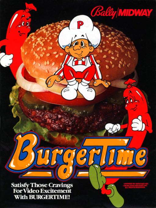 Burger Time (Data East set 1) Game Cover